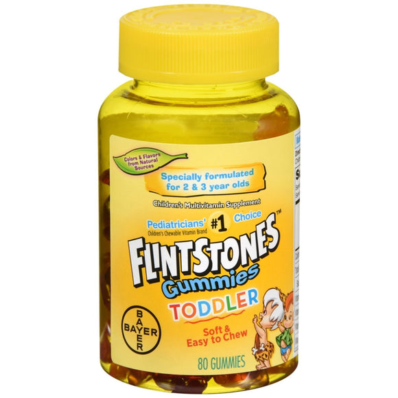 Flintstones Toddler Children's Multivitamin Supplement Gummies - 80 EA