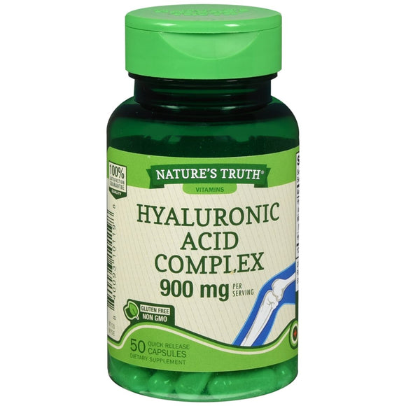 Nature's Truth Hyaluronic Acid 100 mg Quick Release Capsules - 50 CP