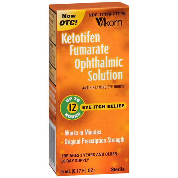 Akorn Ketotifen Fumarate Ophthalmic Solution - 5 ML