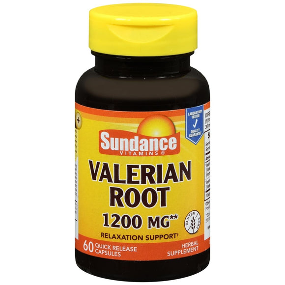 Sundance Vitamins Valerian Root 1200 mg Capsules - 60 CP