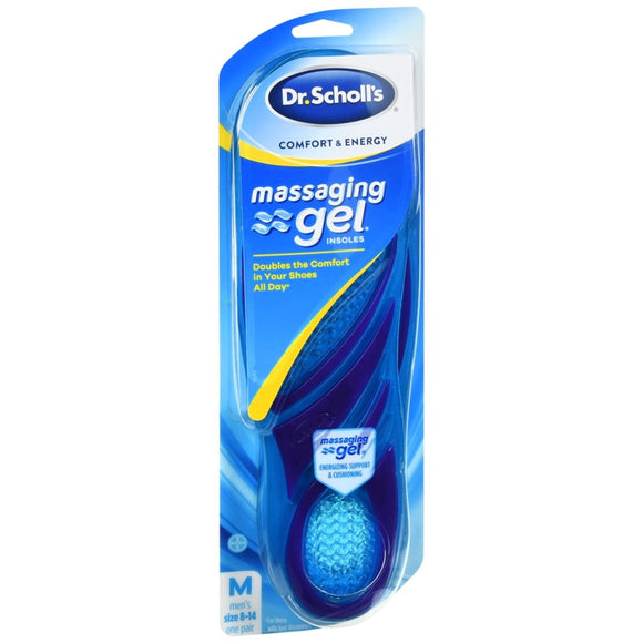 Dr. Scholl's Comfort & Energy Massaging Gel Insoles Men's - 1 PR