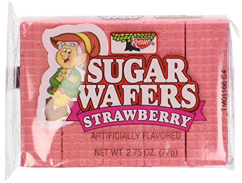 Keebler Sugar Wafers Cookies Strawberry 33oz 144ct