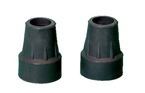 Essential Medical Supply T10034bl Cane Tips, Black, 3/4 Inch