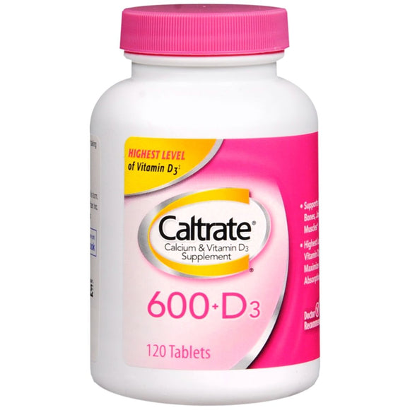 Caltrate 600+D3 Tablets - 120 TB