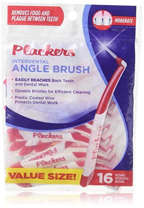 PLACKERS INTDNTL BRSH RGHT ANGL 16 CT