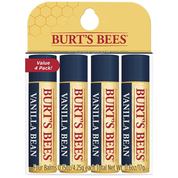 Burts Bees Lip Balm Vanilla Bean 12/4x0.15oz