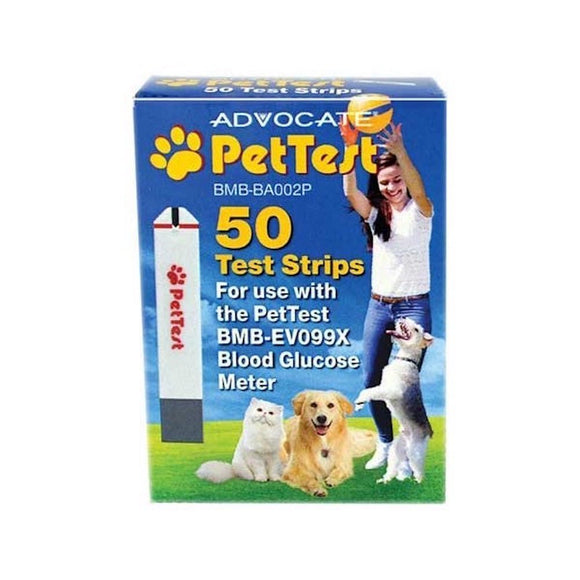 Advocate PetTest Test Strips 50 per Box