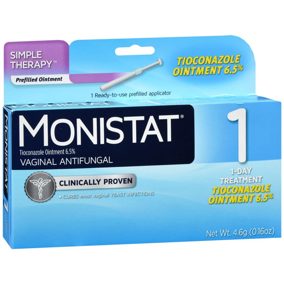 MONISTAT 1 Day Vaginal Antifungal Prefilled Applicator - 1 EA