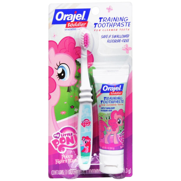 Orajel Toddler Training Toothpaste Pink Fruity Flavor - 1 OZ