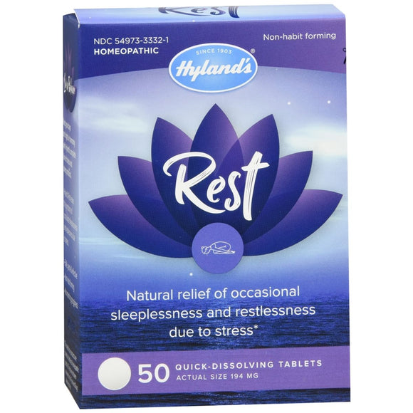 Hyland's Rest Quick Dissolving Tablets - 50 TB