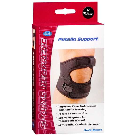 FLA ORTHOPEDICS Safe-T-Sport Patella Support 37-300MDBLK - 1 EA