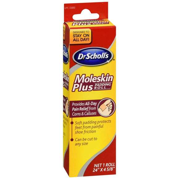 Dr. Scholl's Moleskin Plus Padding Roll - 1 EA