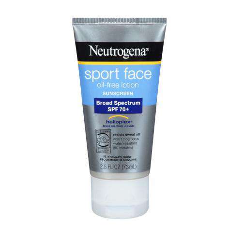 Neutrogena Sport Face Sunblock Lotion SPF 70+ 2.5 OZ