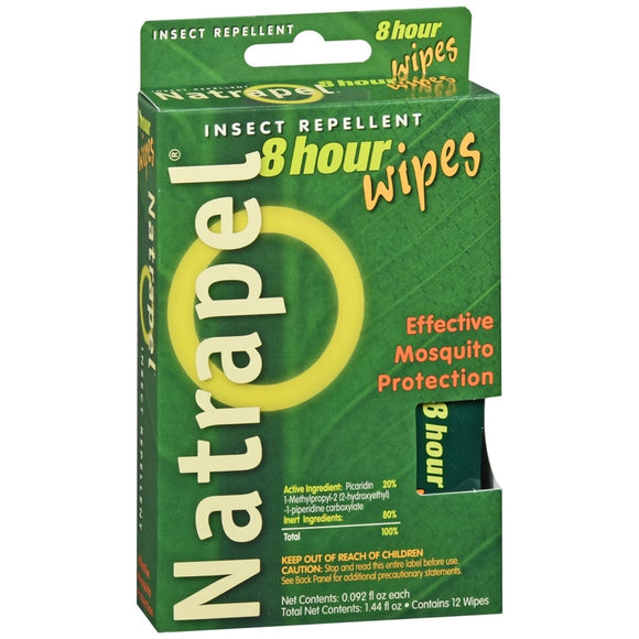 Natrapel 8 Hour Insect Repellent Wipes - 12 EA