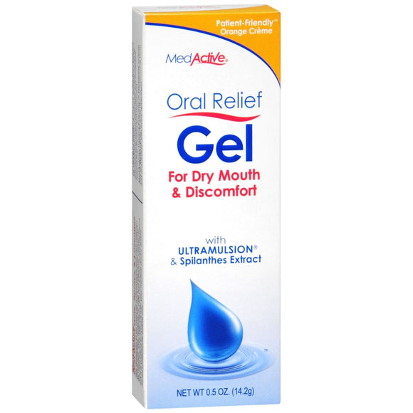 MedActive Oral Relief Gel Orange Creme 0.5 oz