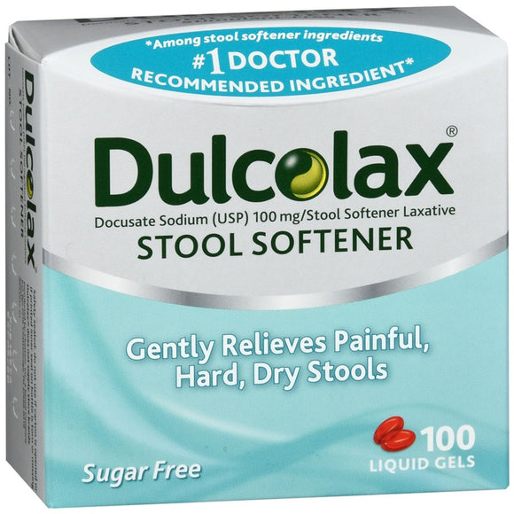 Dulcolax Stool Softener Liquid Gels - 100 CP