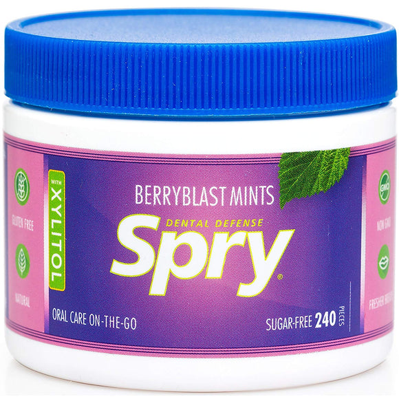 Spry Xylitol Mints - Berry Blast - 240 Count