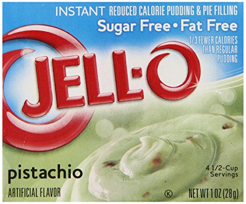 JELLO PUDDING SUGAR FREE PISTACHIO 24-1 OUNCE