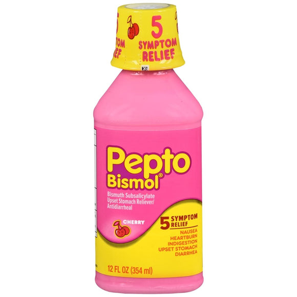 Pepto-Bismol Liquid Cherry - 12 OZ