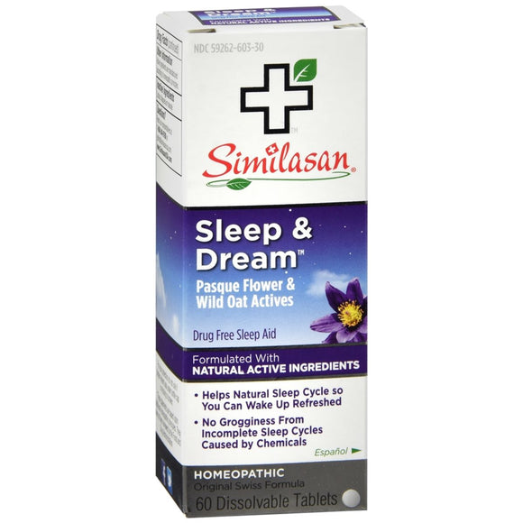 Similasan Sleep & Dream Dissolvable Tablets - 60 TB