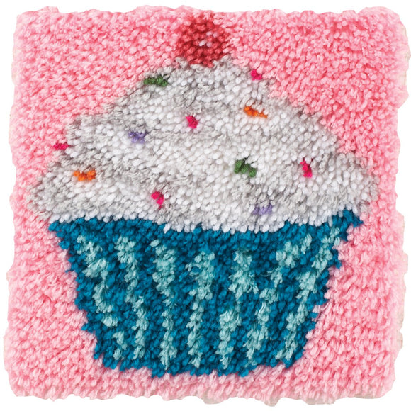 LATCH HOOK KIT 12SQ-CUPCAKE