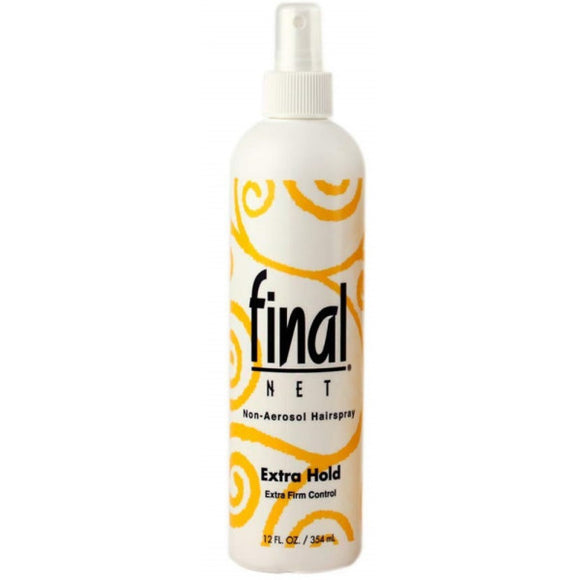 FINAL NET Non-Aerosol HairsprayExtra Hold / Extra Firm Control12 FL. OZ. / 354 mL