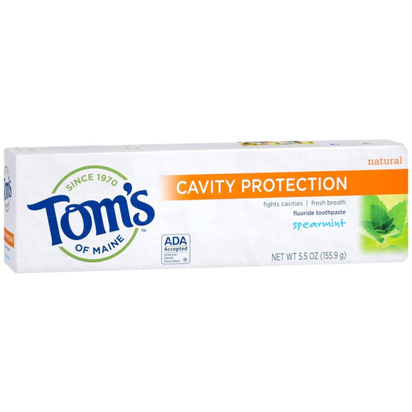 Tom's of Maine Natural Cavity Protection Fluoride Toothpaste Spearmint - 5.5 OZ
