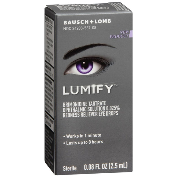 Bausch + Lomb Lumify Redness Reliever Eye Drops - 2.5 ML