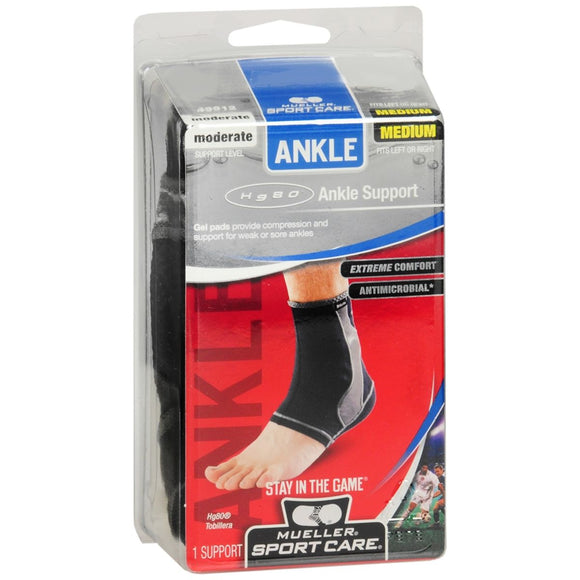 Mueller Sport Care Hg80 Ankle Support Moderate Medium Black 49912 - 1 EA