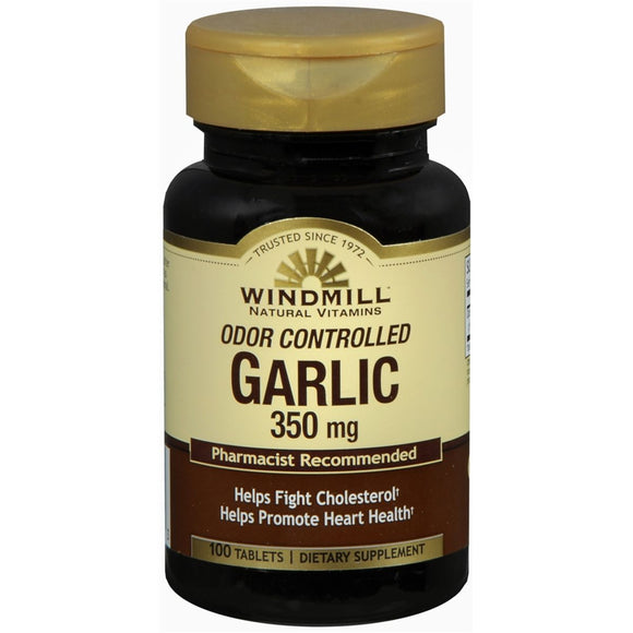 Windmill Garlic 350 mg Tablets Odor-Controlled - 100 TB