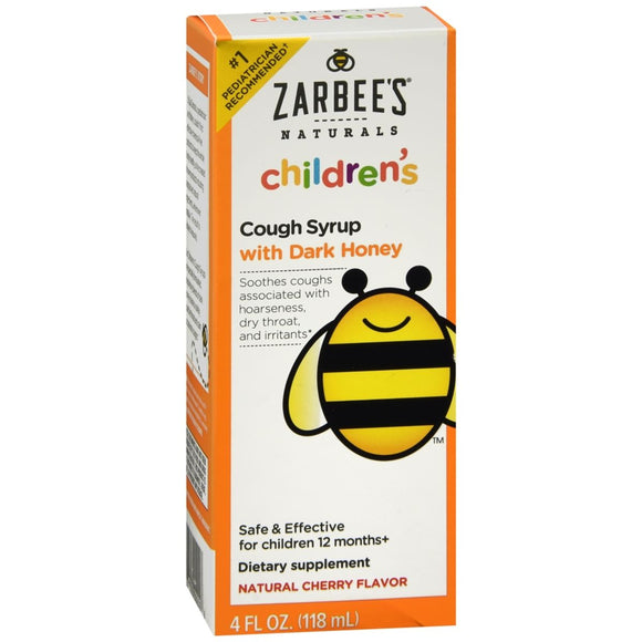 Zarbee's Naturals Children's Cough Syrup Natural Cherry Flavor - 4 OZ