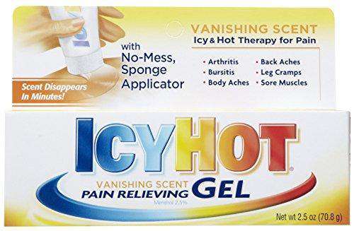Icy Hot Vanishing Scent Pain Relieving Gel, 2.5 oz