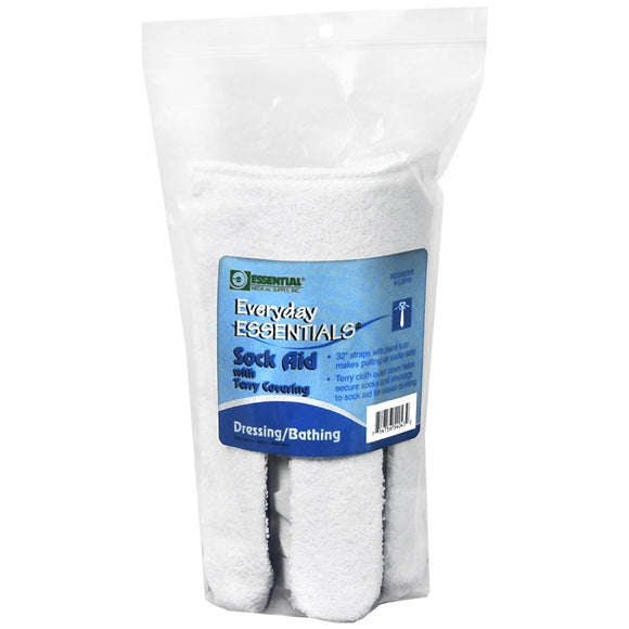 Essential Medical Supply Everyday Essentials Sock Aid With Terry Covering - 1 EA