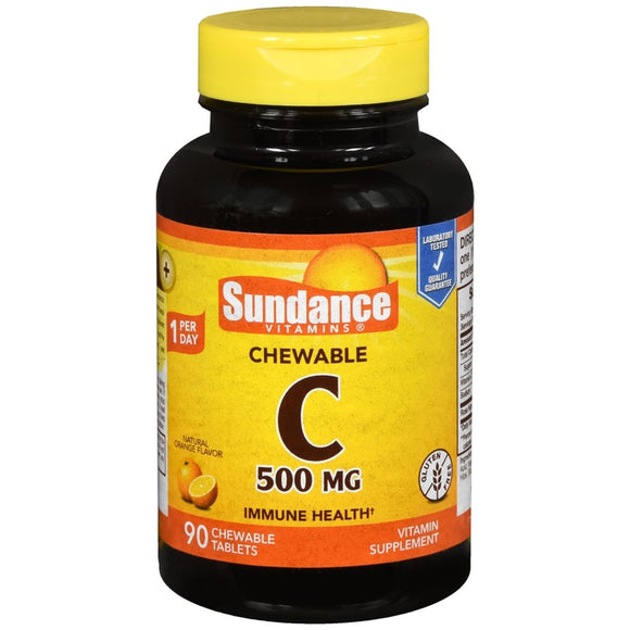 Sundance Vitamins Vitamin C 500 mg Chewables Natural Orange Flavor - 90 TB