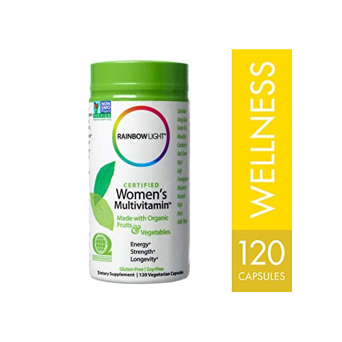 Rainbow Light Certified Organics Womens Multivitamin - 120 Vegetarian Capsules