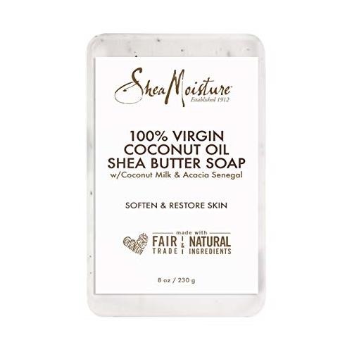 SheaMoisture 100% Virgin Coconut Oil Shea Butter Soap, 8 Ounce