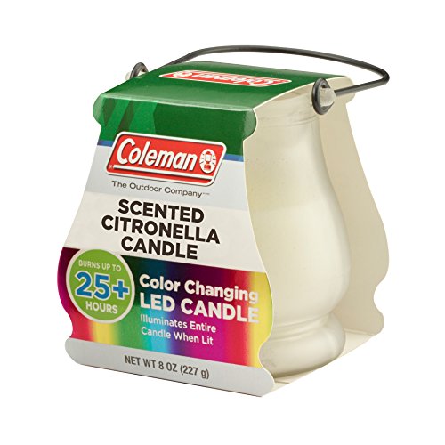 Coleman Color Changing LED Citronella Scented Candle