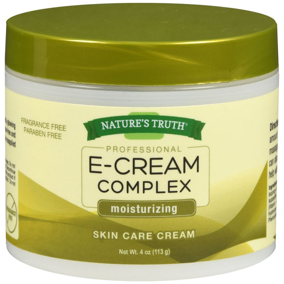 Nature's Truth Professional E-Cream Complex Moisturizing Skin Care Cream - 4 OZ