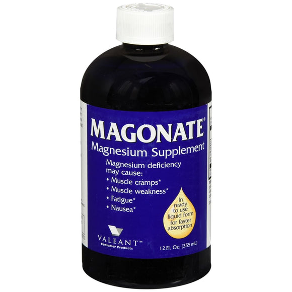 MAGONATE Magnesium Supplement Liquid - 12 OZ