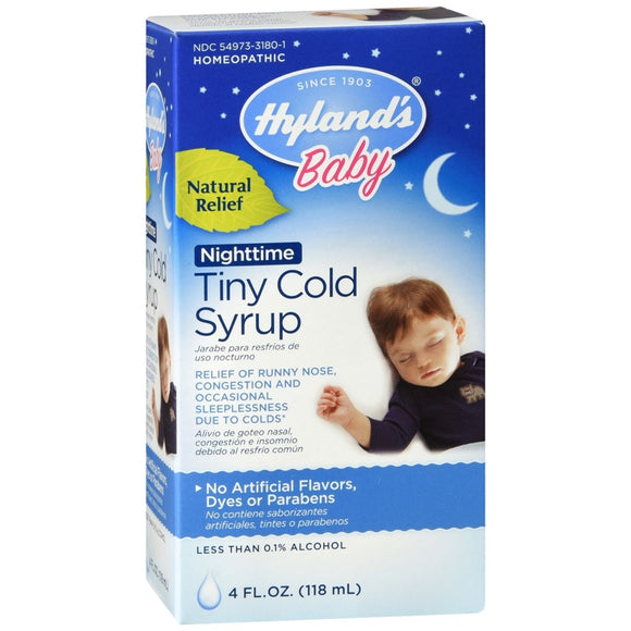 Hyland's Baby Nighttime Tiny Cold Syrup - 4 OZ