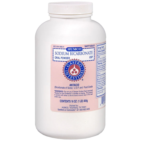 Humco Sodium Bicarbonate Oral Powder USP - 16 OZ