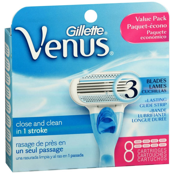 Gillette Venus Cartridges - 8 EA