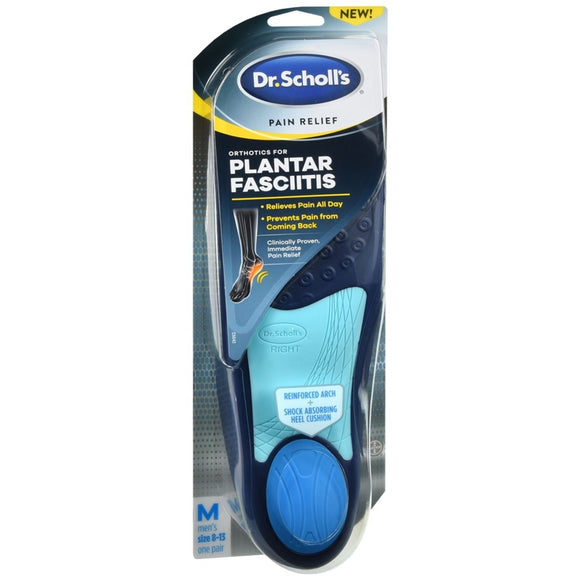 Dr. Scholl's Pain Relief Orthotics For Plantar Fasciitis Insoles Men's - 1 PR