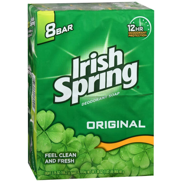 Irish Spring Deodorant Soap Original - 30 OZ