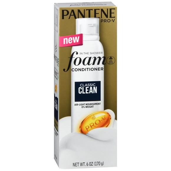 Pantene Pro-V Classic Clean In the Shower Foam Conditioner 6 oz