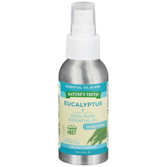 Nature's Truth Essential Oil Blend Eucalyptus Spray Invigorating 2.4 oz