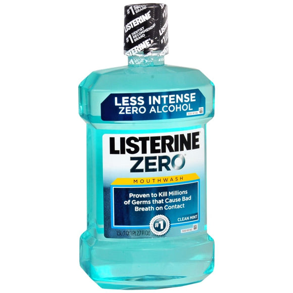 Listerine Zero Mouthwash Clean Mint - 1500 ML
