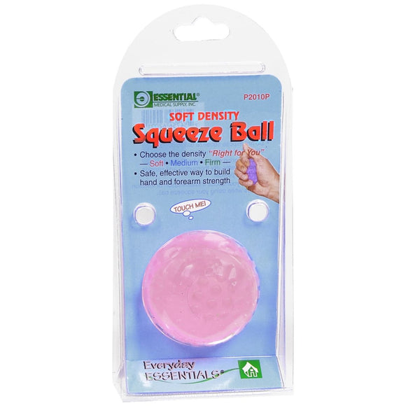 Essential Medical Supply Soft Density Squeeze Ball Pink - 1 EA