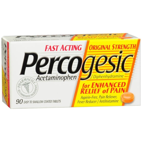 Percogesic Tablets Original Strength - 90 TB