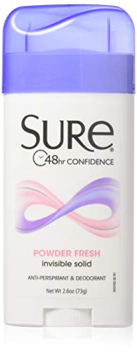 SURE POWDER FRESH Invisible Solid Antiperspirant DeodorantNet Wt 2.6oz (73g)